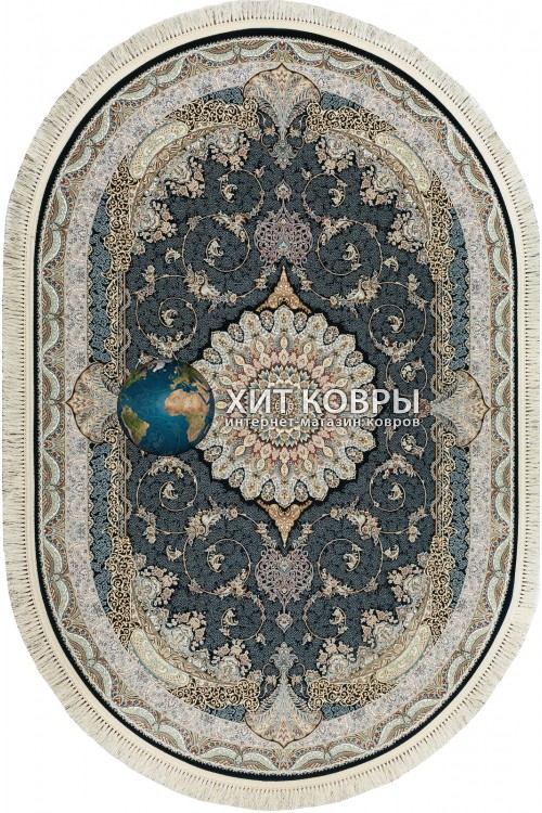 Иранский ковер Farsi 1500 141 Синий овал